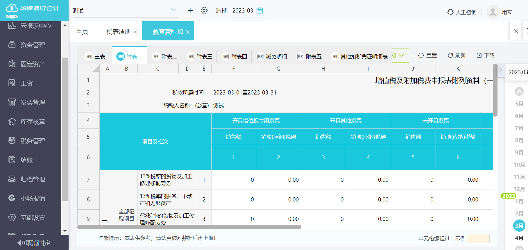 财务公司用的代理记账软件